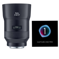 

Zeiss 40mm f/2.0 Batis Series Lens for Sony Full Frame E-mount NEX Cameras with Capture One Pro Photo Editing Software