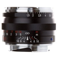 

Zeiss 50mm f/1.5 C Sonnar T* ZM Lens for Zeiss Ikon & Leica M Mount Rangefinder Cameras, Black