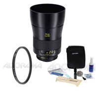

Zeiss OTUS 55mm F/1.4 Apo Distagon T* Zf.2 Lens for Nikon F (AI-S) Bayonet SLR System - Bundle With Heliopan 77mm UV 16 Layer Multi-Coated Filter, Cleaning Kit