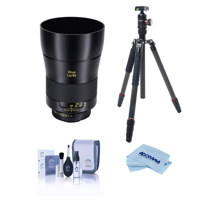 

Zeiss OTUS 55mm F/1.4 Apo Distagon T* Zf.2 Lens for Nikon F (AI-S) Bayonet SLR System - Bundle With FotoPro X-Go Max Carbon Fiber Tripod with Built-In Monopod, FPH-62Q Ball Head, Cleaning Kit, Cloth