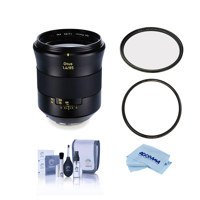 

Zeiss Otus 85mm f/1.4 Apo Planar ZE Manual Focusing Lens for Canon EF - Bundle With B + W 86mm XS UV MRC Nano #010M Filter, B + W 86mm XS-Pro Clear MRC Nano #007M Filter, Cleaning Kit, Cloth