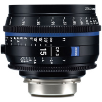 

Zeiss 15mm T2.9 CP.3 Compact Prime Cine Lens (Metric) with PL Bayonet Mount