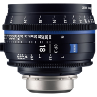 

Zeiss 18mm T2.9 CP.3 Compact Prime Cine Lens (Feet) with PL Bayonet Mount