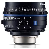 

Zeiss 25mm T2.1 CP.3 Compact Prime Cine Lens (Metric) with PL Bayonet Mount