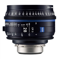 

Zeiss 28mm T2.1 CP.3 Compact Prime Cine Lens (Metric) with PL Bayonet Mount