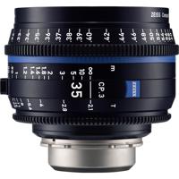 

Zeiss 35mm T2.1 CP.3 Compact Prime Cine Lens (Feet) with Canon EF Mount (Open Box)