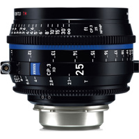 

Zeiss 25mm T2.1 CP.3 XD Compact Prime Cine Lens (Feet) PL Bayonet Mount