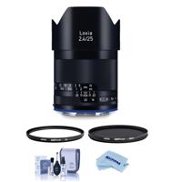 

Zeiss Loxia 25mm f/2.4 Lens for Sony E Mount - Bundle With Hoya NXT Plus 52mm 10-Layer HMC UV Filter, Hoya NXT Plus, 52mm HMC Circular Polarizer Filter, Cleaning Kit, Microfiber Cloth