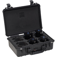

Zeiss Milvus ZF.2 Super Speed 4 Lens Bundle for Nikon with 25mm f/1.4, 35mm f/1.4, 50mm f/1.4, 85mm f/1.4 ZF.2 Lenses for Nikon with Transport Case & Gears