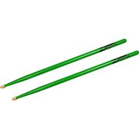 

Zildjian 5A Acorn Wood Neon Green Drumsticks 6 Pair