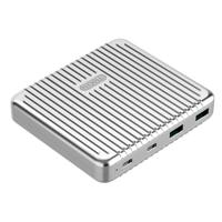 

Zendure SuperPort 4 100W Dual USB Type-C & USB Type-A Desktop Charger, Silver