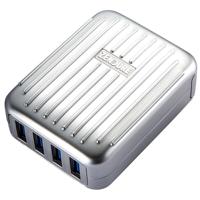 

Zendure A-Series 4-Port Desktop/Wall Charger with US, UK, EU Plug, Silver
