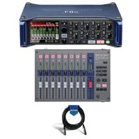 

Zoom F8n Multi-Track Field Recorder - Bundle With Zoom FRC-8 F-Control Remote Controller, 20' Heavy Duty 7mm Rubber XLR Microphone Cable