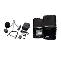 

Zoom H2N Handy Recorder with Five Built-in Mic Capsules, -Bundle With H2N Accessory Package Consists of Remote Control, Cable, Windscreen, USB AC Adapter, USB Cable, Tripod Stand, Case and Mic Clip Adapter