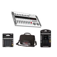 

Zoom R16 - Digital Multi-Track Recorder & Mixer, - Bundle With Gator G-MULTIFX-1510 Effects Pedal Bag, Panasonic Charger with 4 Pro Eneloop AA Size Batteries, 4x Eneloop Pro AA NiMH Batteries