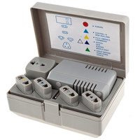 

Adorama 1600 Watt Converter. Converts 220 to 120 Volt with Carrying Case