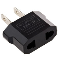 

Adorama AC Plug Adapter for USA use - Foreign Plug to U.S.A. Outlet Adapter