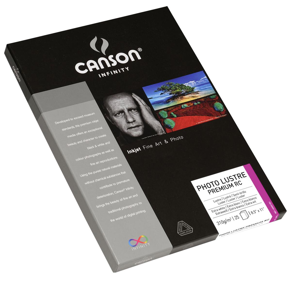 Canson Infinity Photo Lustre Premium RC Extra Smooth Inkjet Paper, 310gsm, 25 Sh