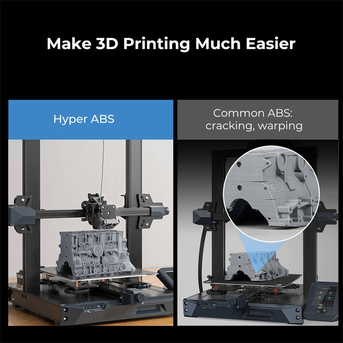 Creality 1.75mm Hyper Series ABS 3D Printing Filament