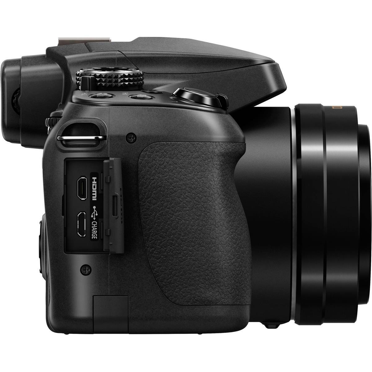 Panasonic LUMIX FZ80D Point & Shoot Digital Camera, Bundle with 64GB SD Card, Ba