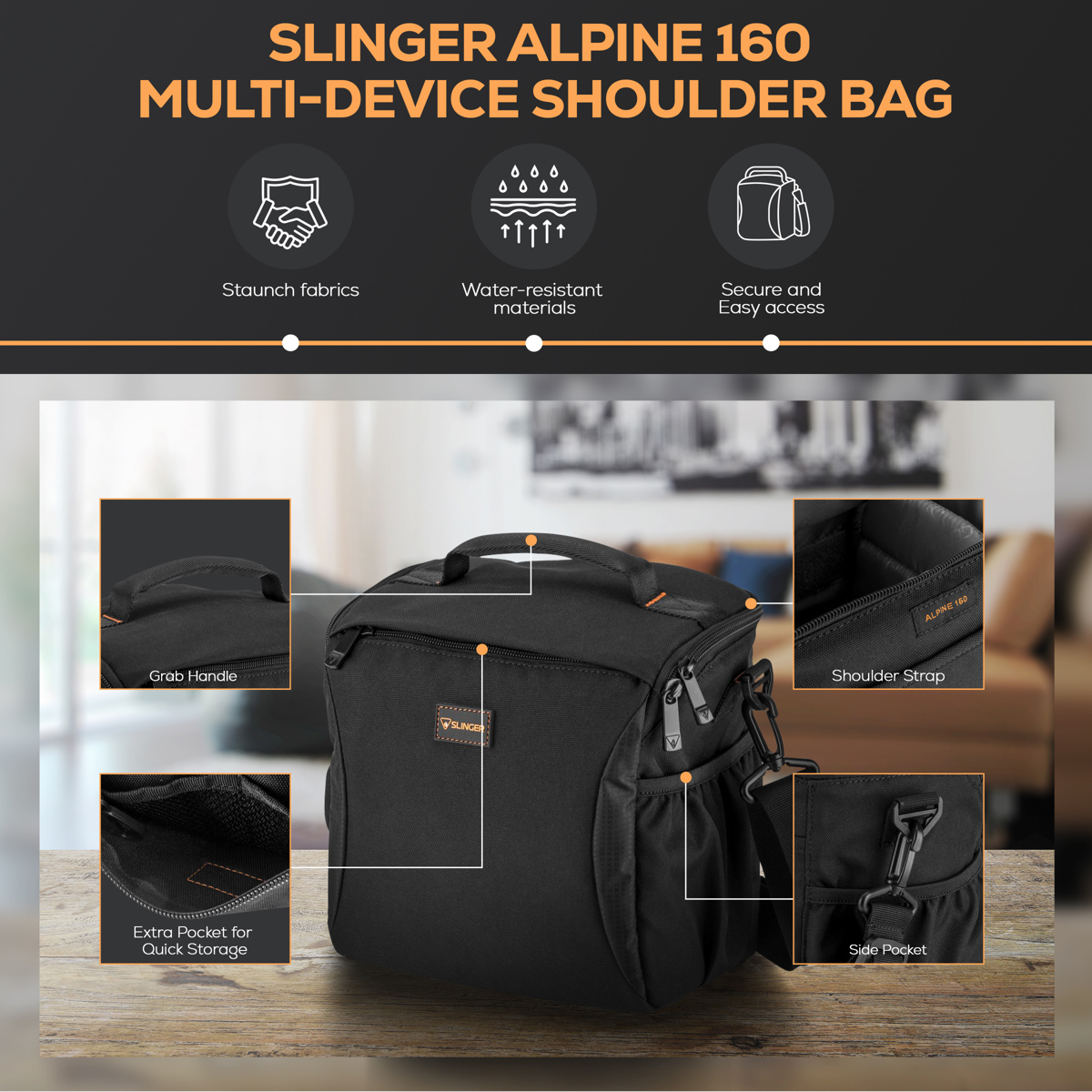 Panasonic LUMIX FZ80D Point & Shoot Digital Camera, Bundle with 64GB SD Card, Ba