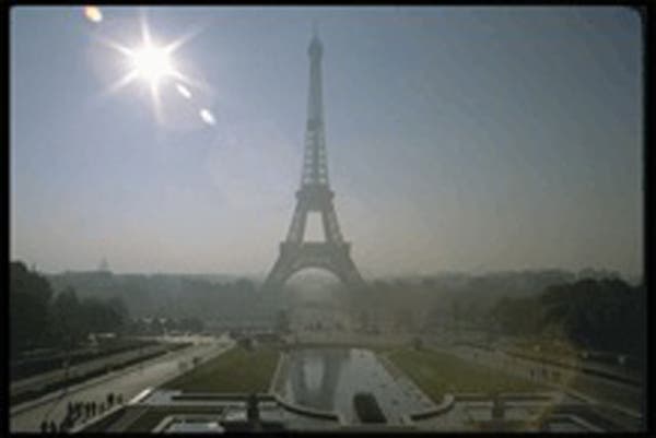 city with eiffel tower