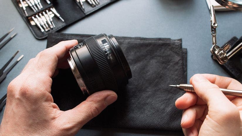 camera lens repair and maintenance