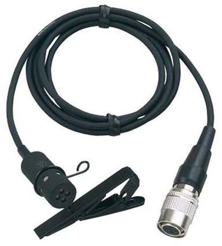 Audio-Technica AT831CW Mini Cardioid Wireless Condenser Lavalier Microphone
