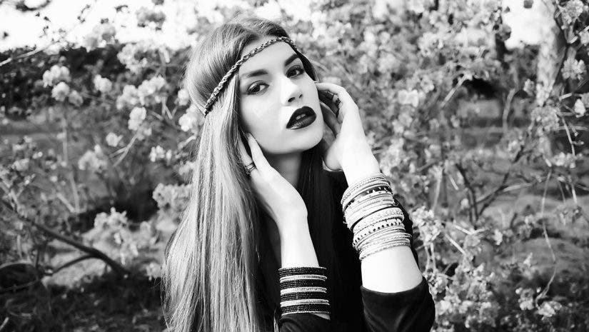black and white model garden