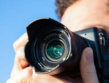 photographer digital camera