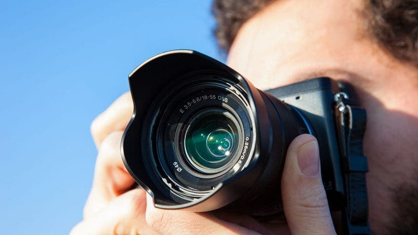 photographer digital camera