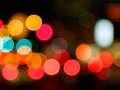 Bokeh photo of city lights