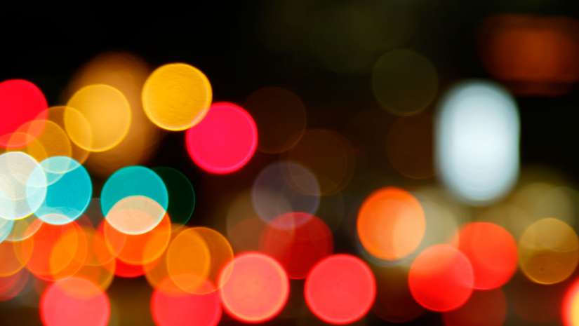 Bokeh photo of city lights