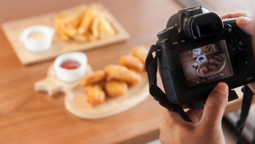 dslr food photography