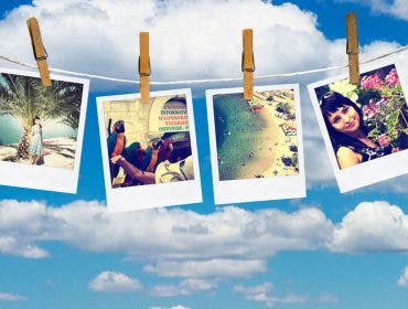 Polaroid prints