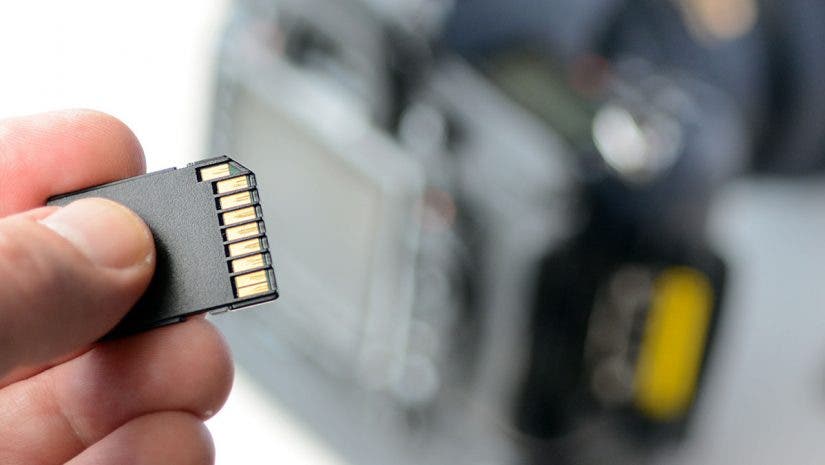 memory card dslr camera