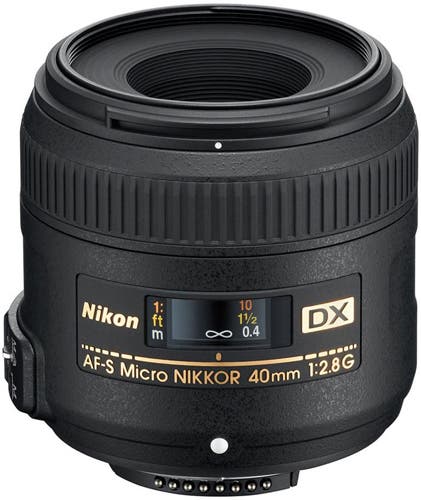 Nikon 40mm f/2.8G AF-S DX Micro NIKKOR Lens