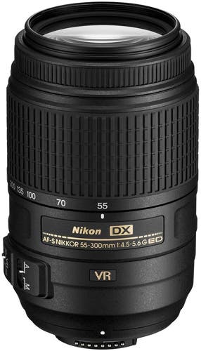 Nikon 55-300mm f/4.5-5.6G ED AF-S DX NIKKOR VR Vibration Reduction Lens