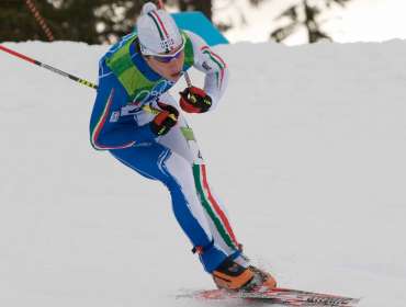 man skiing down on snow hill