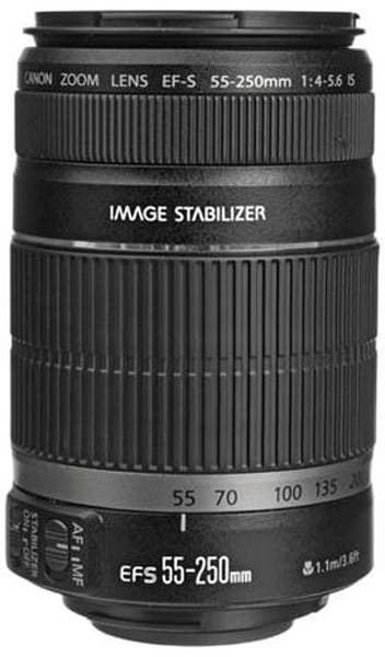 Canon EF-S 55-250mm f/4-5.6 IS II Image Stabilizer Telephoto Zoom Lens