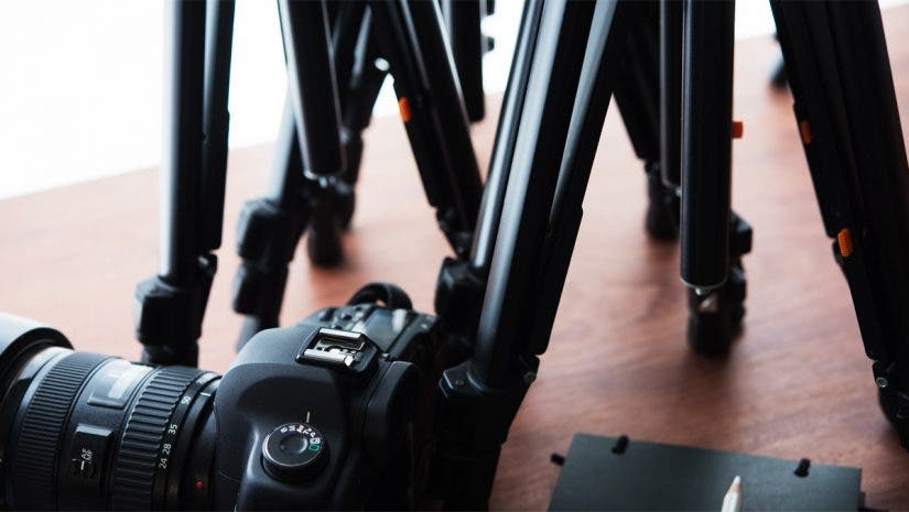 camera and tripod