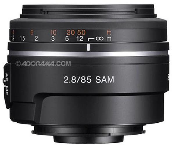 Sony SAL-85mm f/2.8 Telephoto Lens