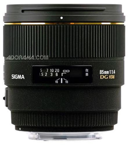 Sigma 85mm f/1.4 EX DG HSM