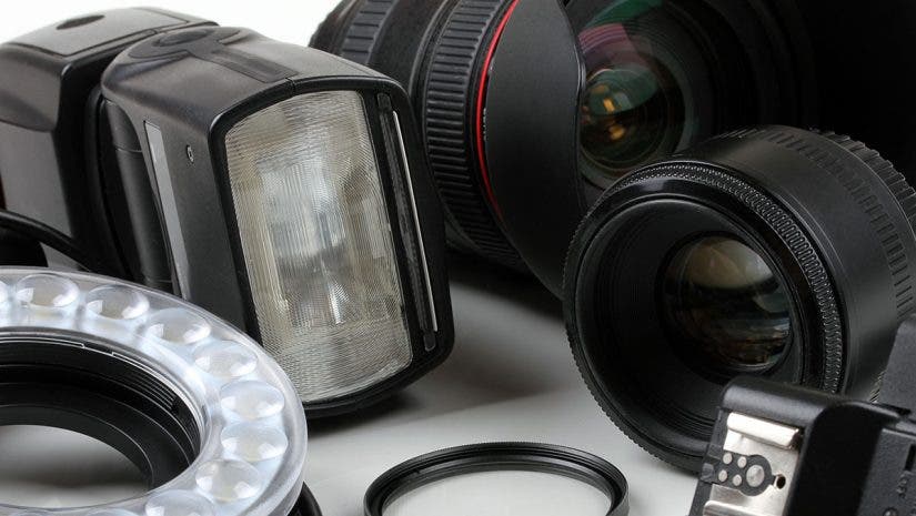 camera flash lens ringlight
