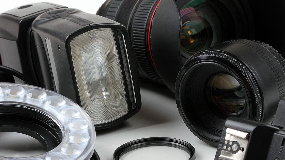 camera flash lens ringlight