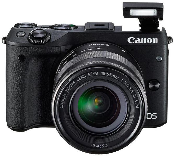 Canon EOS M3 with 18-55mm kit lens
