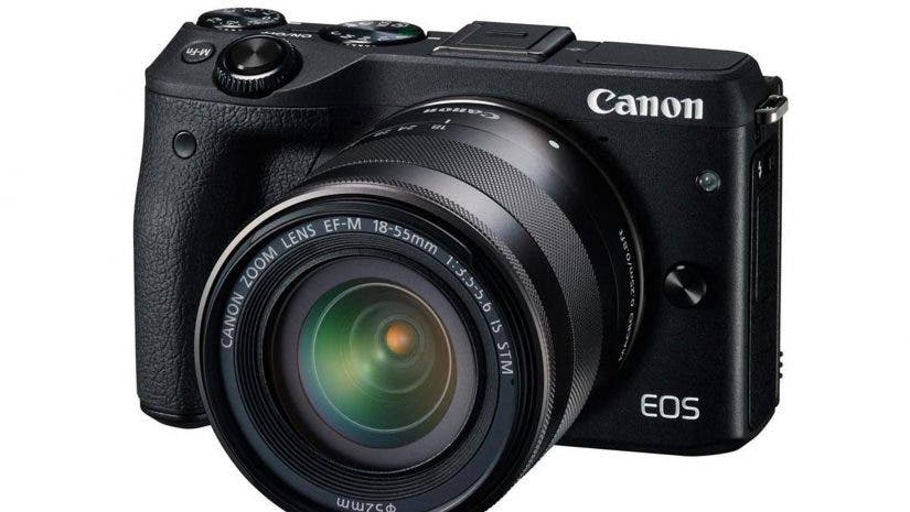 Canon EOS M3 with 18-55mm kit lens