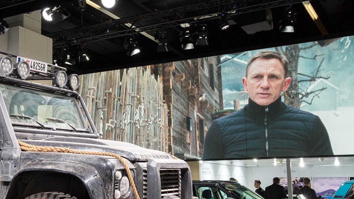 Spectre clip in car show