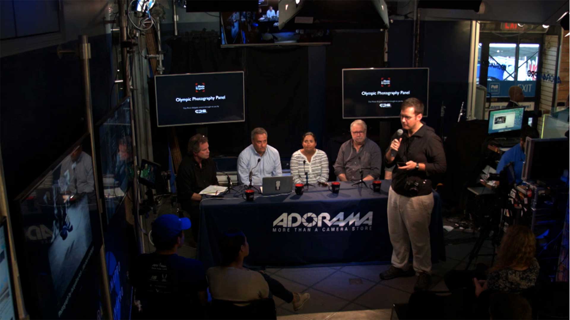 An overhead shot of the entire panel.