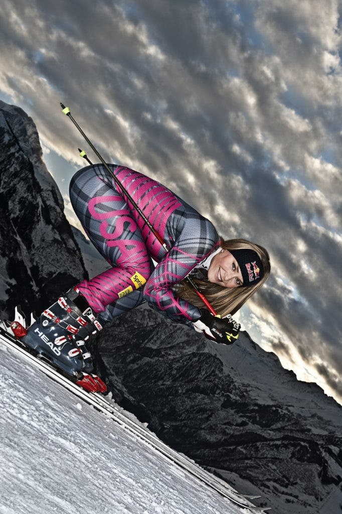 Shot on a D3X with a Nikon 24-70mm f2.8 G AF-S 1/80th at f13 100iso Shot with Studio Lighting on the side of a road in Austria Little did I know when I took this picture of Lindsey Vonn – it was actually done by the side of the road in Austria and then tilted to make it look as if she is going downhill – that it would cause an international controversy. When it was used on the cover of Sports Illustrated prior to the Vancouver Winter Olympics it provoked outcry with people saying it was sexually provocative and demeaning to women. It was in all the newspapers in the US, it was mentioned on the Jay Leno Show and when I flew into Vancouver for the Games there were TV crews waiting to interview me. I was told that Vonn herself loved the picture, although for the entire Games I was known as ‘The Pervert’ by my fellow photographers."